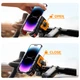 Держатель для смартфона Joyroom на руль противоударный Черный с красным (1013-549-00) - изображение 4