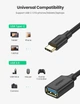 Кабель Type-С to USB 3.0 Ugreen 30701 OTG адаптер Black - зображення 10