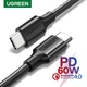 Кабель Type-C PD Ugreen US286 60/45/18W QC 4.0/3.0 0.5m Black (50996) - изображение 2