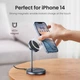 Магнітна бездротова зарядна підставка 2-в-1 Ugreen CD317 20W для iPhone 16 15 14 Pro Max / iPhone 13 Сірий (90668) - зображення 4