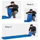 Насос-подушка Naturehike NH19Q033-D гермомешок Blue - изображение 12