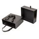 Подарункова коробка Primo Black 23 х 20 х 8,5 см з ручками Чорна, з чорним наповнювачем тішью 21г - зображення 6