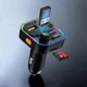 Автомобильный FM-передатчик LUTU C17 Bluetooth RGB MP3-плеер QC3.0 PD 20 Вт Черный (1013-544-00) - изображение 4