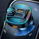 Автомобільний FM-передавач LUTU C22 Bluetooth RGB MP3-плеєр QC3.0 PD 20 Вт Чорний (1013-543-00) - зображення 12