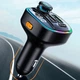 Автомобільний FM-передавач LUTU C22 Bluetooth RGB MP3-плеєр QC3.0 PD 20 Вт Чорний (1013-543-00) - зображення 13