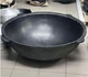 Чугунный Узбекский казан Наманганский DM (Davr Metall) на 100 литров круглое дно казан татарский - изображение 1