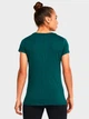 Спортивная футболка для фитнеса женская Under Armour Ua Hg Armour Ss 1328964-449 M Зеленая (196885911170) - изображение 2