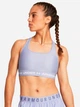 Спортивный топ для фитнеса женский Under Armour Crossback Mid Bra 1361034-539 M Голубой (196885273995) - изображение 1