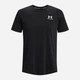 Футболка мужская Under Armour Ua M Logo Emb Heavyweight Ss 1373997-001 XL Черная (195253791642) - изображение 5