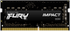 Pamięć Kingston Fury SODIMM DDR4-3200 8192 MB PC4-25600 Impact Black (KF432S20IB/8) - obraz 1