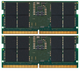 Оперативна пам'ять Kingston SODIMM DDR5-5600 32768MB PC5-44800 (Kit of 2x16384) ValueRAM (KVR56S46BS8K2-32) - зображення 1