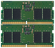 Оперативна пам'ять Kingston SODIMM DDR5-5200 16384MB PC5-41600 (Kit of 2x8192) ValueRAM (KVR52S42BS6K2-16) - зображення 1