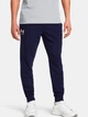 Спортивные штаны утепленные мужские Under Armour Ua Rival Terry Jogger 1380843-410 M Синие (196885391569) - изображение 1