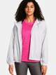 Спортивная ветровка с капюшоном женская Under Armour Ua Sport Windbreaker Jkt 1382698-014 XS Серая (196885564161) - изображение 1