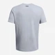 Футболка длинная мужская Under Armour UA GL Foundation Update SS 1382915-011 2XL Серая (196885635595) - изображение 4