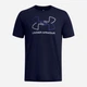 Футболка мужская Under Armour Ua Gl Foundation Update Ss 1382915-410 3XL Синяя (196885635700) - изображение 3