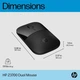 Мишка HP Z3700 Dual Wireless/Bluetooth Black (758A8AA) - изображение 7