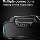 Бездротова портативна Bluetooth колонка Xdobo Metro 1992 IPX6 | BT5.3, TWS, AUX / TF, 100W, TWS, 15h | Чорний - зображення 13