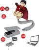 Книжковий ліхтарик Lego Harry Potter (4895028532253) - зображення 3