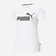 Футболка женская Puma Ess Logo Tee 58677402 M Белая (4063697275058) - изображение 6