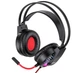 Игровые геймерские наушники HOCO Gaming W105 с микрофоном и LED RGB подсветкой красные - изображение 1