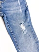 Джинсы ZARA 134 cм голубой артикул Л178 - изображение 4