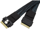 Kabel Intel SlimSAS - HSBP SlimSAS 0.11 m Black (CYPCBLSLMIDPOUT) - obraz 1