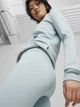 Спортивные леггинсы для фитнеса высокие женские Puma Essentials Foundation 58683423 L Бирюзовые (4099686710767) - изображение 4