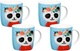 Набор чашек ARDESTO Panda 350 мл х 4 шт (SET_AR3420_4шт) - изображение 1