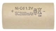 Банка VJ-Parts Ni-CD 2000 mAh 1.2V для аккумулятора шуруповерта d22 h43 арт.шур090 - изображение 1