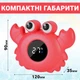 Дитячий термометр для ванної в формі краба UChef BT-01, для вимірювання температури води, Червоний (1025) - зображення 4