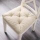 Подушка на стул IKEA МАЛИНДА, светло-бежевый, 40, 35x38x7 см, 102.092.02 - изображение 4