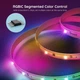 Стрічка світлодіодна розумна H618С LED Strip Ligh, 10м, RGBIC, WI-FI/Bluetooth, білий Govee 000325403 - зображення 10