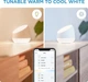 Світильник настільний LED 9Вт 2200-6500К Type C Wi-Fi RGB Dual Zone WiZ білий (00137963) - зображення 7
