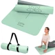 Килимок для йоги UP & FORWARD 183x61x0.6 TPE Jade Flower - зображення 1