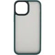 TPU+PC чохол Metal Buttons для Apple iPhone 13 (6.1") Зелений - зображення 1