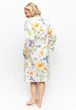 Халат жіночий Nora Rose Lorelei 1923 16/XL Кремовий з принтом колібрі (5051877485723) - изображение 3