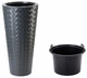 Горшок Makata slim-40 антрацит Form-Plastic - изображение 1