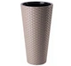 Горшок Rattana Slim - 30 бежевый Form-Plastic - изображение 1
