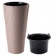 Горшок Rattana Slim - 30 бежевый Form-Plastic - изображение 2