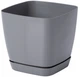 Горщик для квітів FormPlastic Toscana Kwadro-17 3,5 л сірий Form-Plastic - зображення 1