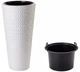 Горшок Diamant Slim-30 белый Form-Plastic - изображение 1