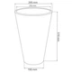 Горшок Rattana Slim - 30 белый Form-Plastic - изображение 3