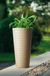 Горщик FormPlastic Diamant Slim-40 латте Form-Plastic - зображення 3
