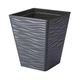 Горшок для цветов Sahara kwadro-30 антрацит Form-Plastic - изображение 1