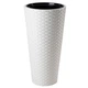 Горщик FormPlastic Rattana Slim — 40 білий Form-Plastic - зображення 1