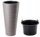 Горщик FormPlastic Sahara slim-40 бежевий Form-Plastic - зображення 1