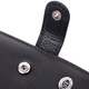 Чоловічий шкіряний гаманець ST Leather чорний з монетницею горизонтальний подвійного складання 55790 - зображення 3