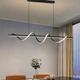 Люстра подвесная ЛЕД Light House LNF-17382 66W 120 см черная. - изображение 1