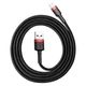 Кабель Baseus Cafule Cable Lightning – USB 2.0 м 1.5 A Black (CALKLF-C19) - зображення 1